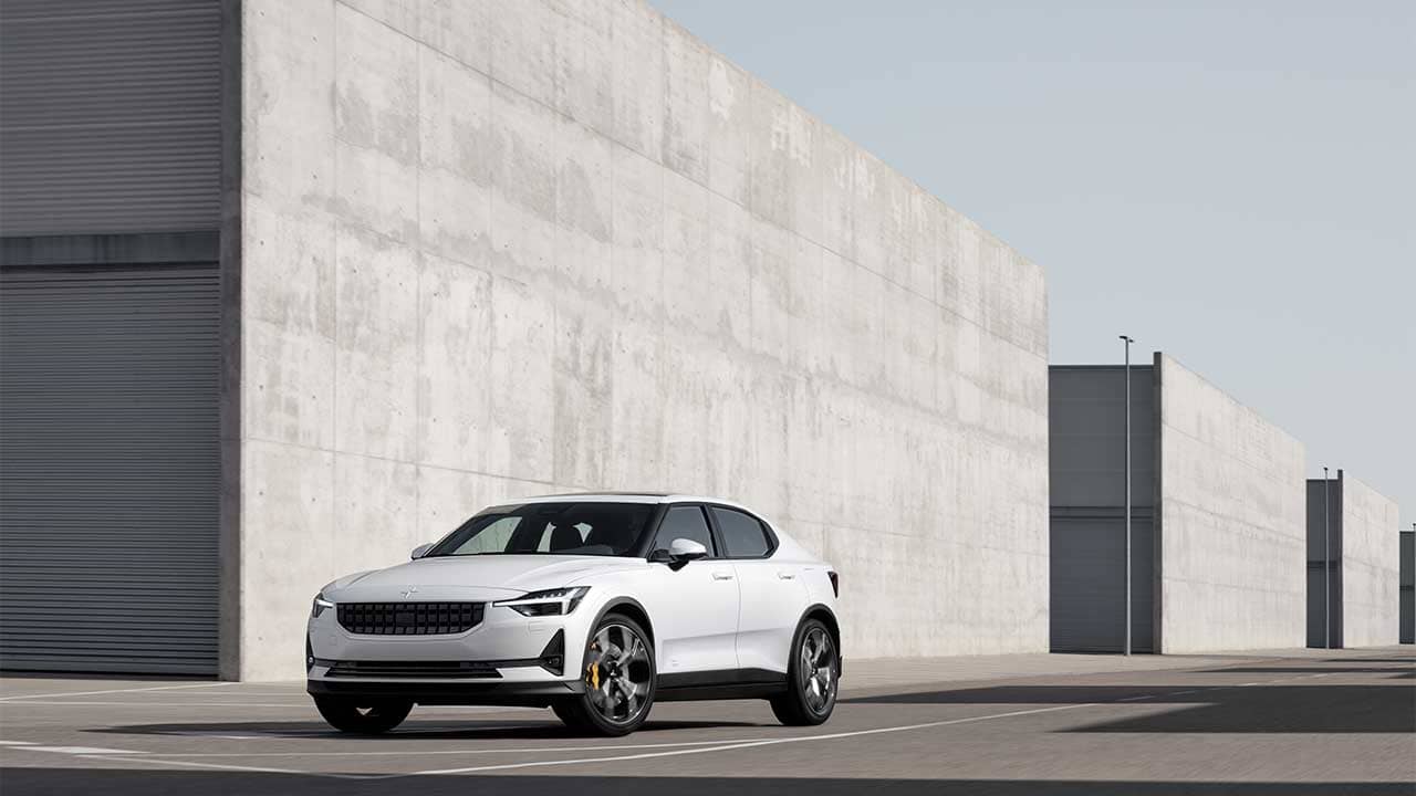 Polestar SUV on road